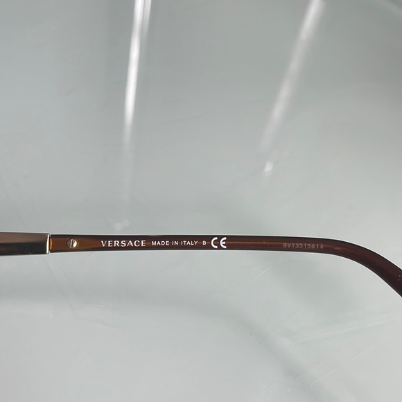 Versace gold and purple brown prescription glasses - Picture 3 of 7